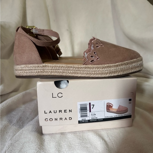 LC Lauren Conrad women’s flor espadrilles sandals - Picture 3 of 8